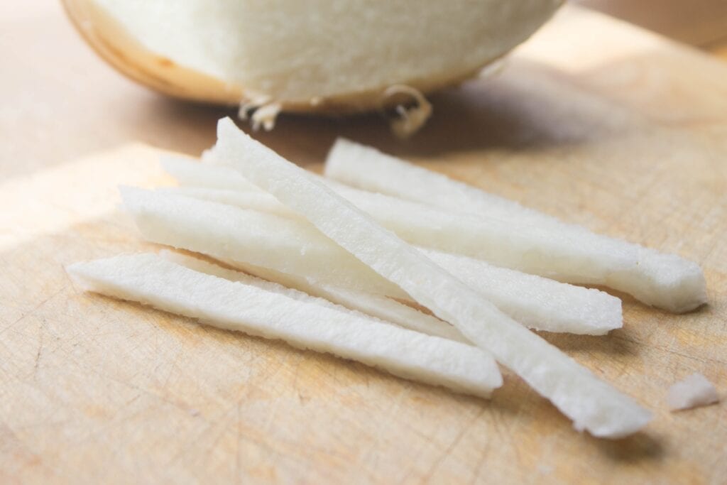 Can dogs eat jicama - sliced