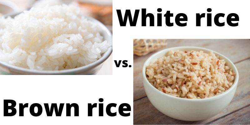 white rice vs brown rice