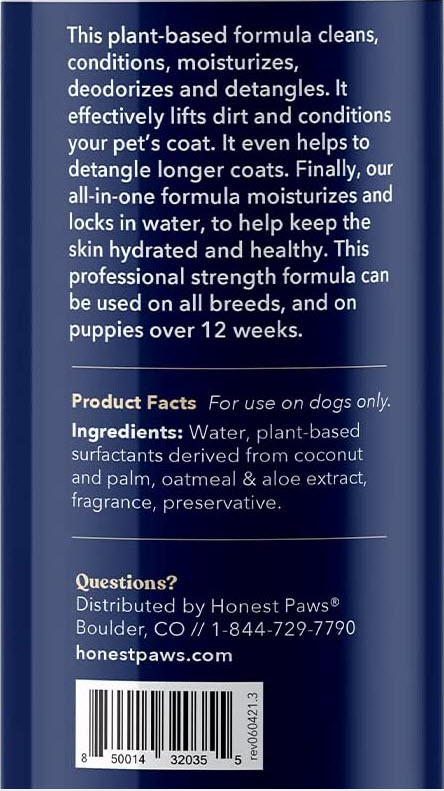 Pitbull shampoo ingredients