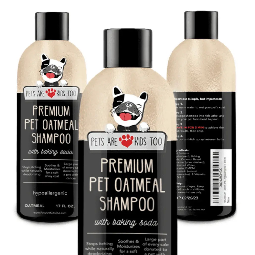 Premium Pet Oatmeal Shampoo for Pitbulls